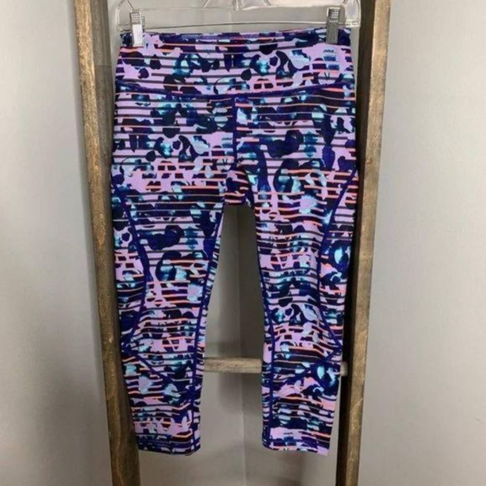Zella Multi Color Leggings‎ Crop